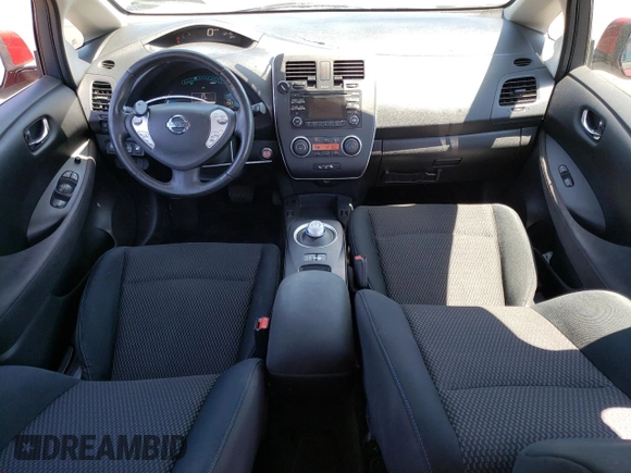 2015 Nissan LEAF SV with VIN 1N4AZ0CP2FC316001, listed as a Copart auction lot 62564533 with 64,069 mi miles. Bid and sale history available at carsss.com. Image 8.