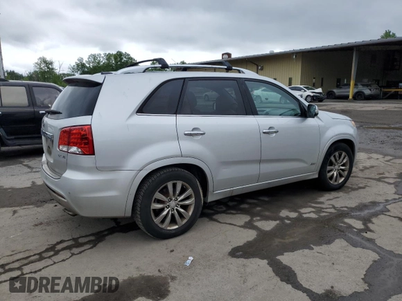 2012 Kia Sorento SX with VIN 5XYKWDA29CG267330, listed as a Copart auction lot 58859445 with 208,264 mi miles and Clean title. Bid and sale history available at DreamBid. Image 3.