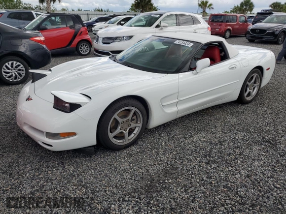 2000 Chevrolet Corvette with VIN 1G1YY32G3Y5104593, listed as a Copart auction lot 74254424 with 54,522 mi miles and Salvage Title. Bid and sale history available at carsss.com. Image 1.