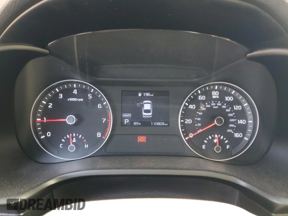 2019 Kia Forte LXS with VIN 3KPF24AD0KE126401, listed as a Copart auction lot 62087885 with 110,804 mi miles and Salvage title. Bid and sale history available at DreamBid. Image 9.