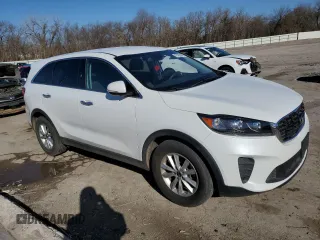 2020 Kia Sorento LX with VIN 5XYPG4A3XLG651712, listed as a Copart auction lot 47490945 with 95,612 mi miles and Salvage Title. Bid and sale history available at carsss.com. Image 4.
