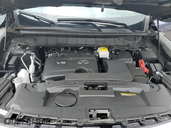 2024 Infiniti QX60 Autograph with VIN 5N1DL1HUXRC341919, listed as a Copart auction lot 54570865 with 14,027 mi miles and Salvage title. Bid and sale history available at DreamBid. Image 12.