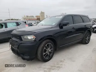 2020 Dodge Durango GT Plus with VIN 1C4RDHDG3LC119133, listed as a Copart auction lot 85595824 with 155,432 mi miles and Salvage Title. Bid and sale history available at carsss.com. Image 1.