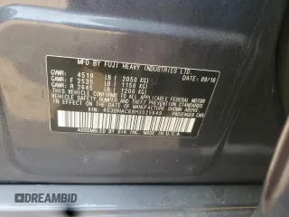 2017 Subaru Legacy Premium with VIN 4S3BNAC69H3025649, listed as a Copart auction lot 59303375 with 115,622 mi miles and Salvage title. Bid and sale history available at DreamBid. Image 12.