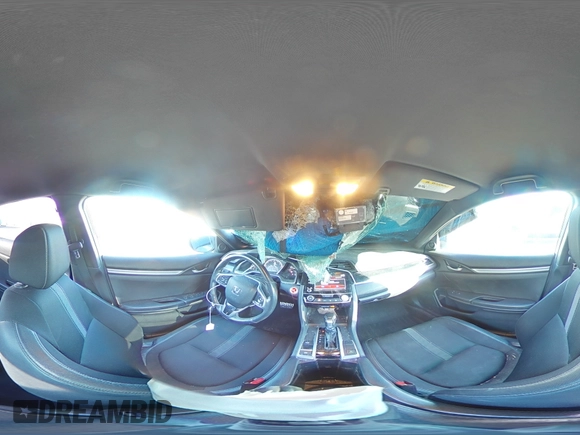 2019 Honda Civic Sport with VIN 2HGFC2F80KH521441, listed as a Copart auction lot 52235145 with 104,604 mi miles and Salvage title. Bid and sale history available at DreamBid. Image 14.
