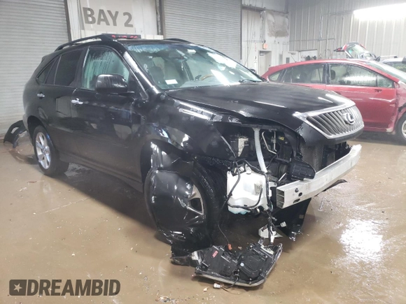 2009 Lexus RX 350 with VIN 2T2HK31U59C116390, listed as a Copart auction lot 89377985 with 141,299 mi miles and Salvage Title. Bid and sale history available at DreamBid. Image 4.