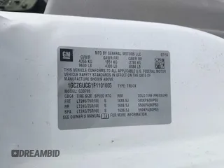2015 Chevrolet Express Cargo z VIN 1GCZGUCG1F1101005, wystawiony jako IAAI lot #41314699 z przebiegiem 103 736 mil mil oraz . Historia ofert i sprzedaży dostępna na DreamBid. Obrazek 9.