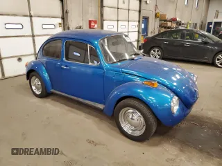 1974 Volkswagen Beetle with VIN 1342607792, listed as a Copart auction lot 84407684 with 26,610 mi miles and Salvage Title. Bid and sale history available at DreamBid. Image 4.