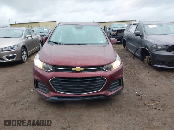 2017 Chevrolet Trax LS with VIN 3GNCJNSB0HL172704, listed as a IAAI auction lot 41821362 with 60,426 mi miles. Bid and sale history available at carsss.com. Image 12.