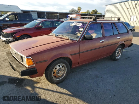 1983 Toyota Corolla with VIN JT2AE72W3D5007980, listed as a Copart auction lot 81855344 with 124,611 mi miles and Clean title. Bid and sale history available at DreamBid. Image 1.