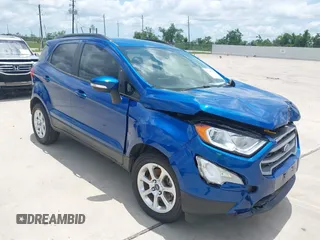 2021 Ford EcoSport SE z VIN MAJ3S2GE2MC427114, wystawiony jako IAAI lot #42385684 z przebiegiem 38 342 mil mil oraz . Historia ofert i sprzedaży dostępna na DreamBid. Obrazek 1.