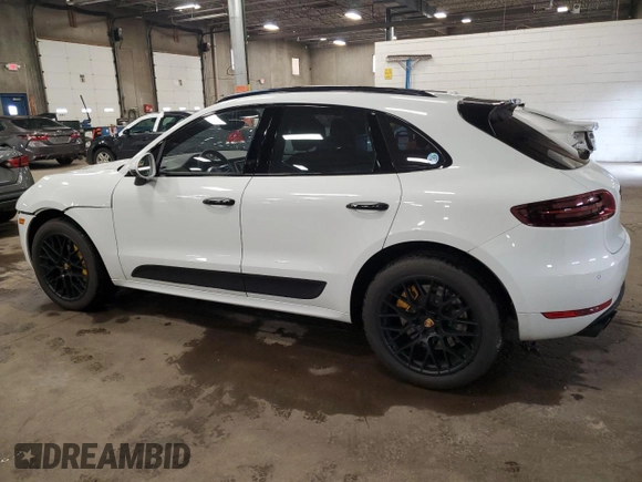 2017 Porsche Macan GTS with VIN WP1AG2A5XHLB51605, listed as a Copart auction lot 58532295 with 80,101 mi miles and Salvage title. Bid and sale history available at DreamBid. Image 2.