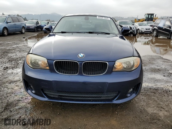 2012 BMW 1 Series 128i with VIN WBAUP7C58CVP23824, listed as a Copart auction lot 85581654 with 81,587 mi miles and Salvage title. Bid and sale history available at DreamBid. Image 5.