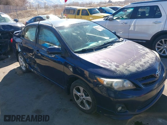 2011 Toyota Corolla L with VIN 2T1BU4EE5BC734666, listed as a IAAI auction lot 41640201 with 205,025 mi miles. Bid and sale history available at carsss.com. Image 1.