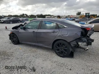 2021 Honda Civic Sport with VIN 19XFC2F8XME000756, listed as a Copart auction lot 51040935 with 40,560 mi miles and Non Repairable. Bid and sale history available at DreamBid. Image 2.