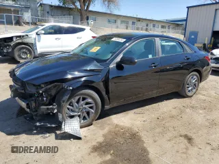 2024 Hyundai Elantra SEL with VIN KMHLM4DG3RU757170, listed as a Copart auction lot 54086265 with 7,677 mi miles and Salvage title. Bid and sale history available at DreamBid. Image 1.