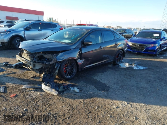 2015 Ford Focus SE with VIN 1FADP3F29FL384879, listed as a IAAI auction lot 41335839 with 107,871 mi miles. Bid and sale history available at carsss.com. Image 18.