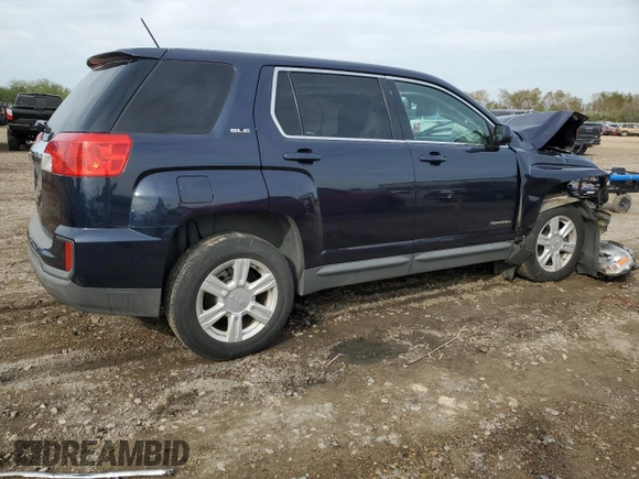 2016 GMC Terrain SLE with VIN 2GKALMEK9G6100679, listed as a Copart auction lot 88978995 with 96,060 mi miles and Salvage Title. Bid and sale history available at carsss.com. Image 3.