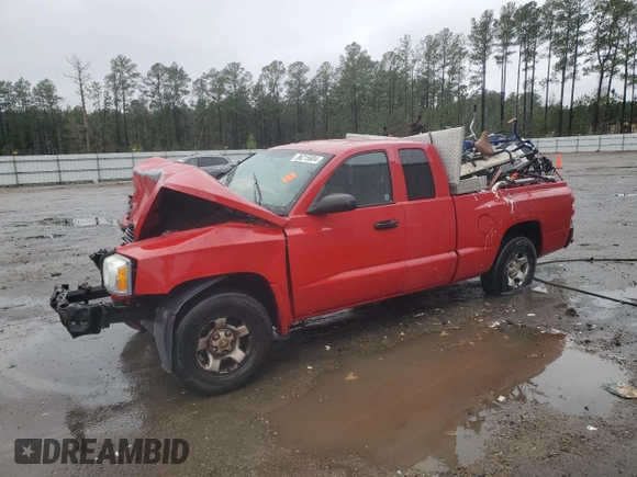 2005 Dodge Dakota ST with VIN 1D7HE22K85S260310, listed as a Copart auction lot 86215804 with Not Provided miles and Salvage Title. Bid and sale history available at DreamBid. Image 1.