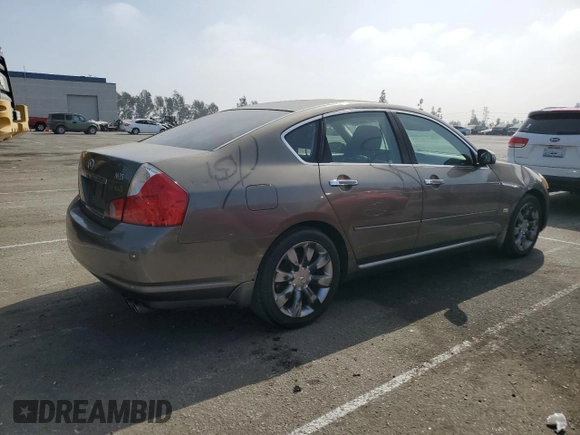2007 Infiniti M Sport with VIN JNKAY01E77M302135, listed as a Copart auction lot 75959464 with 186,491 mi miles and Salvage Title. Bid and sale history available at DreamBid. Image 3.