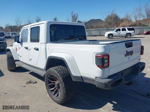 2022 Jeep Gladiator Overland with VIN 1C6HJTFG7NL172903, listed as a IAAI auction lot 41354788 with 33,303 mi miles. Bid and sale history available at carsss.com. Image 3.