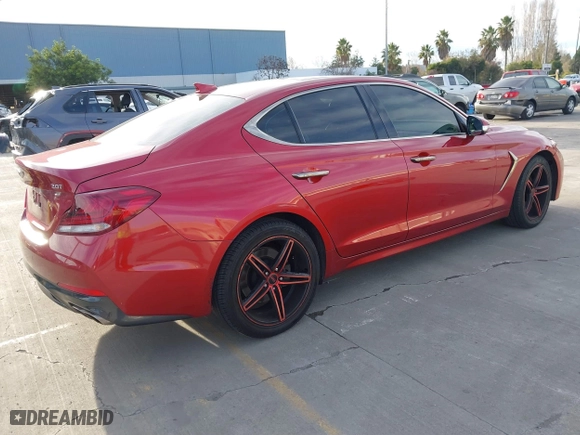 2020 Genesis G70 2.0T with VIN KMTG44LA7LU045224, listed as a IAAI auction lot 41273738 with 31,101 mi miles. Bid and sale history available at carsss.com. Image 4.