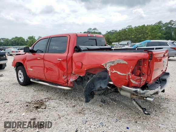 2019 Ram 1500 Big Horn с VIN 1C6SRFFT5KN879592, выставлен на аукционе Copart как лот 59029515 с пробегом 96 470 миль миль и Списание • Salvage title. История ставок и продаж доступна на DreamBid. Изображение 2.
