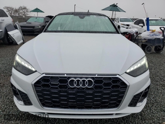 2021 Audi A5 Sportback S line Premium Plus with VIN WAUFACF57MA019587, listed as a Copart auction lot 50099115 with 62,351 mi miles and Salvage Title. Bid and sale history available at carsss.com. Image 5.