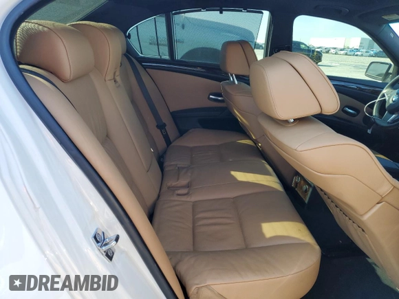 2008 BMW 5 Series 550i with VIN WBANW53588CT54834, listed as a Copart auction lot 46326725 with 182,990 mi miles and Salvage Title. Bid and sale history available at carsss.com. Image 10.