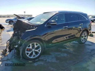 2017 Kia Sorento SX z VIN 5XYPKDA52HG321604, wystawiony jako Copart lot #49330715 z przebiegiem 57 348 mil mil oraz Nie do naprawy • Non repairable. Historia ofert i sprzedaży dostępna na DreamBid. Obrazek 1.