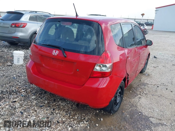 2007 Honda Fit with VIN JHMGD38407S052558, listed as a IAAI auction lot 41814768 with 163,024 mi miles. Bid and sale history available at carsss.com. Image 4.