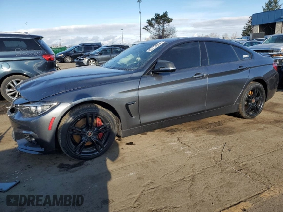 2019 BMW 4 Series 440i xDrive with VIN WBA4J7C58KBM74636, listed as a Copart auction lot 83778054 with 81,561 mi miles and Non Repairable. Bid and sale history available at carsss.com. Image 1.