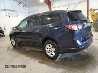 2015 Chevrolet Traverse LS z VIN 1GNKVFKD0FJ240866, wystawiony jako Copart lot #54148395 z przebiegiem 154 170 mil mil oraz Szkoda całkowita • Salvage title. Historia ofert i sprzedaży dostępna na DreamBid. Obrazek 2.