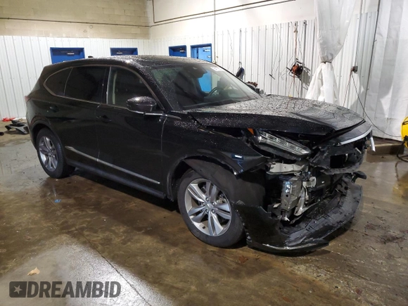 2022 Acura MDX with VIN 5J8YE1H34NL002818, listed as a Copart auction lot 84178274 with 54,213 mi miles and Salvage Title. Bid and sale history available at carsss.com. Image 4.