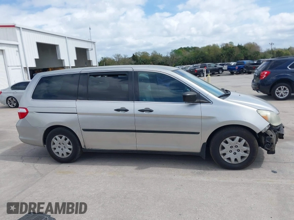 2007 Honda Odyssey LX with VIN 5FNRL38277B507690, listed as a IAAI auction lot 41718540 with 508,172 mi miles. Bid and sale history available at carsss.com. Image 14.
