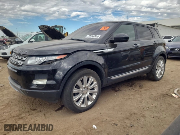 2015 Land Rover Range Rover Evoque Prestige with VIN SALVV2BG7FH965907, listed as a Copart auction lot 72554044 with Not provided miles and Salvage title. Bid and sale history available at DreamBid. Image 1.
