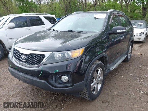 2013 Kia Sorento EX z VIN 5XYKU4A69DG365736, wystawiony jako IAAI lot #42127780 z przebiegiem 184 410 mil mil oraz . Historia ofert i sprzedaży dostępna na DreamBid. Obrazek 2.