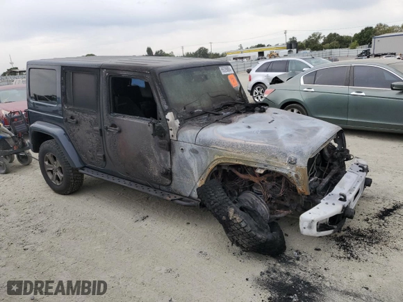 2018 Jeep Wrangler JK Unlimited Sport S with VIN 1C4BJWDG1JL871201, listed as a Copart auction lot 66026884 with 0 mi miles and Non Repairable. Bid and sale history available at carsss.com. Image 4.