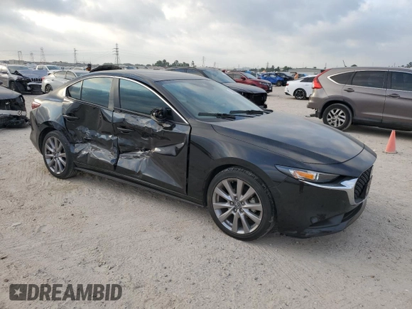 2021 Mazda 3 Select with VIN 3MZBPABL6MM253616, listed as a Copart auction lot 53560275 with 49,210 mi miles and Salvage Title. Bid and sale history available at DreamBid. Image 4.