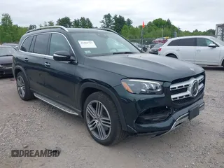 2021 Mercedes-Benz GLS 450 with VIN 4JGFF5KE6MA534582, listed as a IAAI auction lot 42286791 with 53,963 mi miles and . Bid and sale history available at DreamBid. Image 1.
