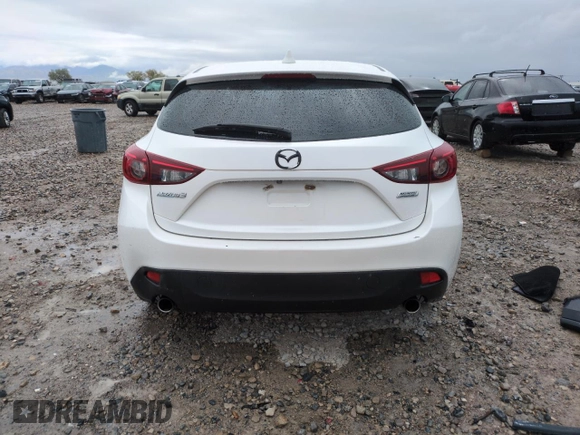 2014 Mazda 3 i Grand Touring with VIN JM1BM1M77E1194358, listed as a Copart auction lot 55116645 with 189,254 mi miles and Salvage Title. Bid and sale history available at DreamBid. Image 6.
