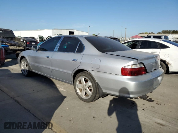 2003 Acura TL Type S w/Navigation System with VIN 19UUA569X3A022959, listed as a Copart auction lot 74133704 with 0 mi miles and Salvage Title. Bid and sale history available at carsss.com. Image 2.