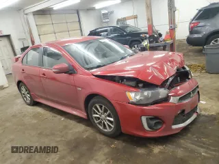 2016 Mitsubishi Lancer SE with VIN JA32V2FW5GU002619, listed as a Copart auction lot 47193795 with 91,645 mi miles and Salvage Title. Bid and sale history available at carsss.com. Image 4.