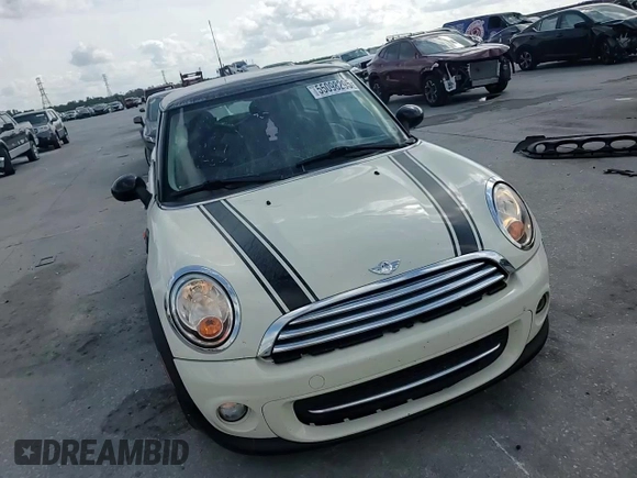 2012 MINI Hardtop with VIN WMWSU3C53CT542313, listed as a Copart auction lot 55098295 with 126,884 mi miles and Salvage Title. Bid and sale history available at DreamBid. Image 14.