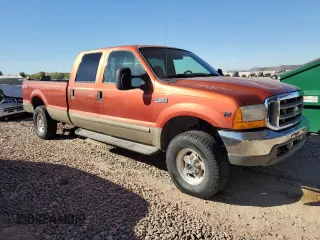 2001 Ford Super Duty F-250 XL with VIN 1FTNW21S81EA34207, listed as a Copart auction lot 77451904 with 207,829 mi miles and Salvage Title. Bid and sale history available at carsss.com. Image 4.