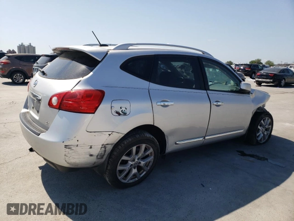 2011 Nissan Rogue SV with VIN JN8AS5MT1BW182795, listed as a Copart auction lot 53326545 with 0 mi miles and Salvage Title. Bid and sale history available at carsss.com. Image 3.