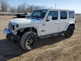 2023 Jeep Wrangler High Altitude z VIN 1C4HJXEN5PW665478, wystawiony jako Copart lot #53625345 z przebiegiem 28 268 mil mil oraz Nie do naprawy • Non repairable. Historia ofert i sprzedaży dostępna na DreamBid. Obrazek 1.