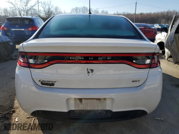 2016 Dodge Dart SXT Sport with VIN 1C3CDFFAXGD802289, listed as a Copart auction lot 49369365 with 70,964 mi miles and Salvage Title. Bid and sale history available at DreamBid. Image 6.