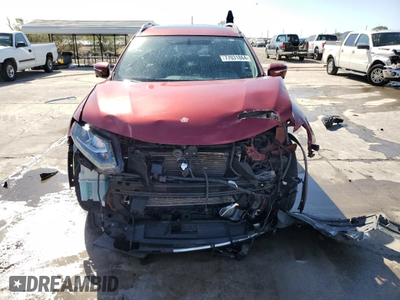 2015 Nissan Rogue SV with VIN 5N1AT2MV2FC786528, listed as a Copart auction lot 77031864 with 74,157 mi miles and Salvage Title. Bid and sale history available at carsss.com. Image 5.