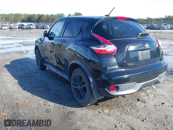 2015 Nissan Juke S with VIN JN8AF5MR6FT508686, listed as a IAAI auction lot 41214220 with 137,619 mi miles. Bid and sale history available at carsss.com. Image 3.